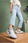 Kadın Beyaz Siyah Sneaker Günlük Spor Ayakkabı 070 Beyaz-Siyah