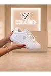 Kadın Beyaz Sneaker Günlük Spor Ayakkabı 068 Beyaz