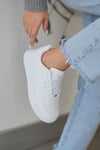 Kadın Siyah Ortopedik Hafif Taban Günlük Sneaker 