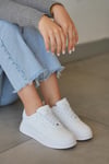 Kadın Siyah Ortopedik Hafif Taban Günlük Sneaker 