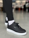Kadın Siyah Ortopedik Hafif Taban Günlük Sneaker 