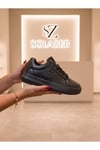 Kadın Siyah Sneaker Günlük Spor Ayakkabı 068 Siyah