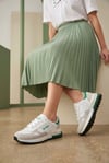 Kadın Siyah Su İtici Günlük Sneaker Spor Ayakkabı 066