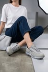 Kadın Siyah Su İtici Günlük Sneaker Spor Ayakkabı 066