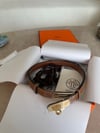 HERMES PREMİUM DERİ KEMER TABA
