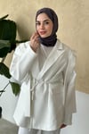 CEKETAlicia Ceket 06040 Beyaz