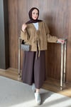 CEKETBağlamalı Ceket 1053 Camel