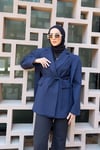 CEKETBağlamalı Ceket 1057 Lacivert