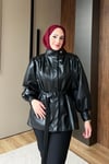 CEKETDeri Ceket 1132 Siyah