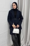 CEKETKemerli Blazer Ceket 6015 Lacivert