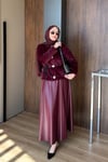 CEKETOslo Yumoş Ceket 1119 Bordo