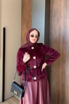 CEKETOslo Yumoş Ceket 1119 Bordo