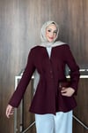 CEKETPremium Blazer Ceket 1111 Bordo