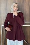 CEKETPremium Blazer Ceket 1111 Bordo