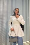 CEKETPremium Blazer Ceket 1111 Ekru