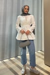 CEKETPremium Blazer Ceket 1111 Ekru