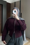 CEKETPremium Sucuba Ceket 1126 Bordo
