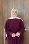 ELBİSEAlina Şifon Elbise 1091 Bordo