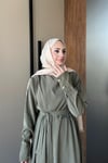 ELBİSEAren Elbise 1101 Haki