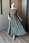 ELBİSEAren Elbise 1101 Haki
