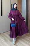 ELBİSEBahar Elbise 1095 Bordo
