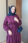 ELBİSEBahar Elbise 1095 Bordo