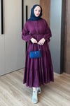 ELBİSEBahar Elbise 1095 Bordo