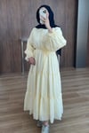 ELBİSEBahar Elbise 1095 Sarı 