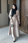 ELBİSEBelden Oturtmalı Elbise 1129 Taş