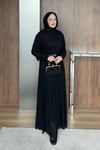 ELBİSEDantelli Elbise 1062 Siyah