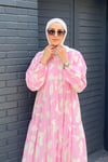 ELBİSEEsio Elbise 1087 Pembe