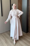 ELBİSEGold Tokalı Elbise 1092 Taş