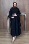 ELBİSEKat Kat Elbise 1183 Siyah