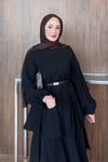 ELBİSEKat Kat Elbise 1183 Siyah