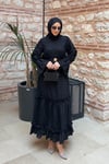 ELBİSEKemerli ELbise 51083 Siyah