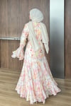 ELBİSEKolu Pelerinli Elbise 1204 Pembe