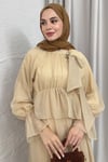 ELBİSELOVE ŞİFON ELBİSE 8268 TAŞ