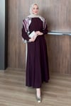 ELBİSEMoi Elbise 1082 Bordo