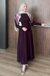 ELBİSEMoi Elbise 1082 Bordo