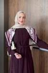 ELBİSEMoi Elbise 1082 Bordo