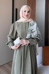 ELBİSEMoi Elbise 1082 Haki