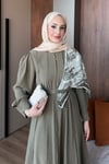 ELBİSEMoi Elbise 1082 Haki