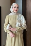 ELBİSEMoi Elbise 1082 Yağ yeşili