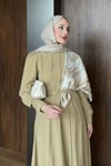 ELBİSEMoi Elbise 1082 Yağ yeşili