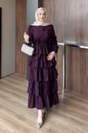 ELBİSEMoi Elbise 1191 Bordo
