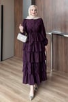 ELBİSEMoi Elbise 1191 Bordo