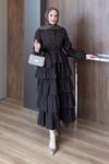 ELBİSEMoi Elbise 1191 Kahve 