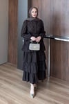 ELBİSEMoi Elbise 1191 Kahve 