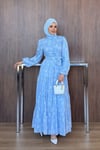 ELBİSENakış Desenli Elbise 1201 Bebemabisi