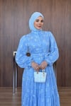 ELBİSENakış Desenli Elbise 1201 Bebemabisi
